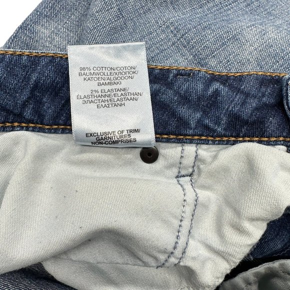 Silver Jeans Mid-Rise Girlfriend Jeans with Destruction (31/27) - Picture 14 of 14